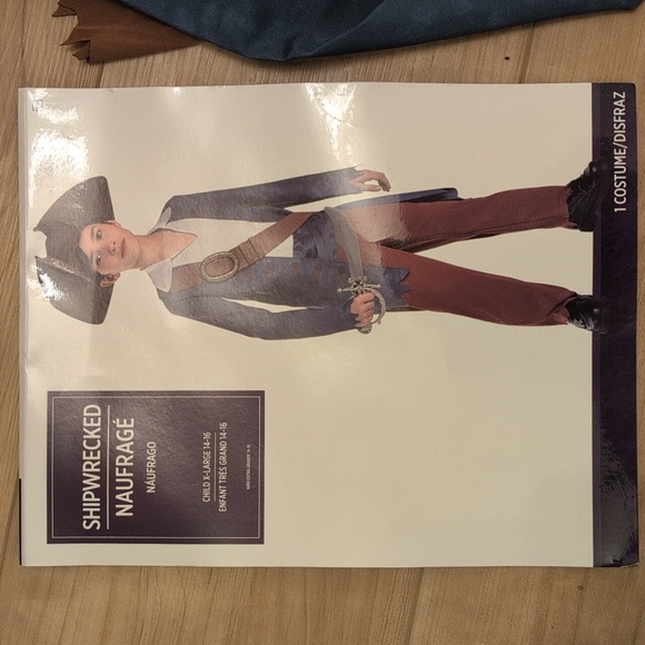 Boys XL 14-16 pirate costume - Picture 2 of 8